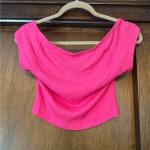 Pink Crop Top